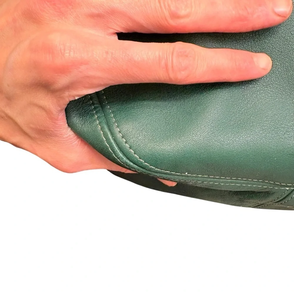 Coach rare vintage green leather large soho bag 4082 - Picture 8 of 14